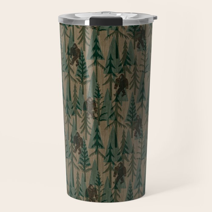 Subtle Sasquatch - Camouflage  Travel Mug Gallery Image 1