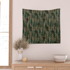 Subtle Sasquatch - Camouflage  Wall Tapestry Gallery Image 2