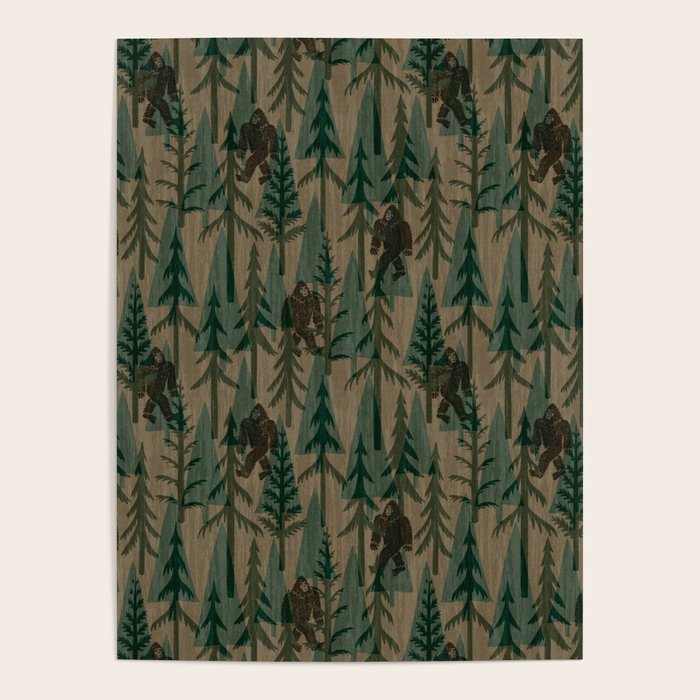 Subtle Sasquatch - Camouflage  Poster Gallery Image 1