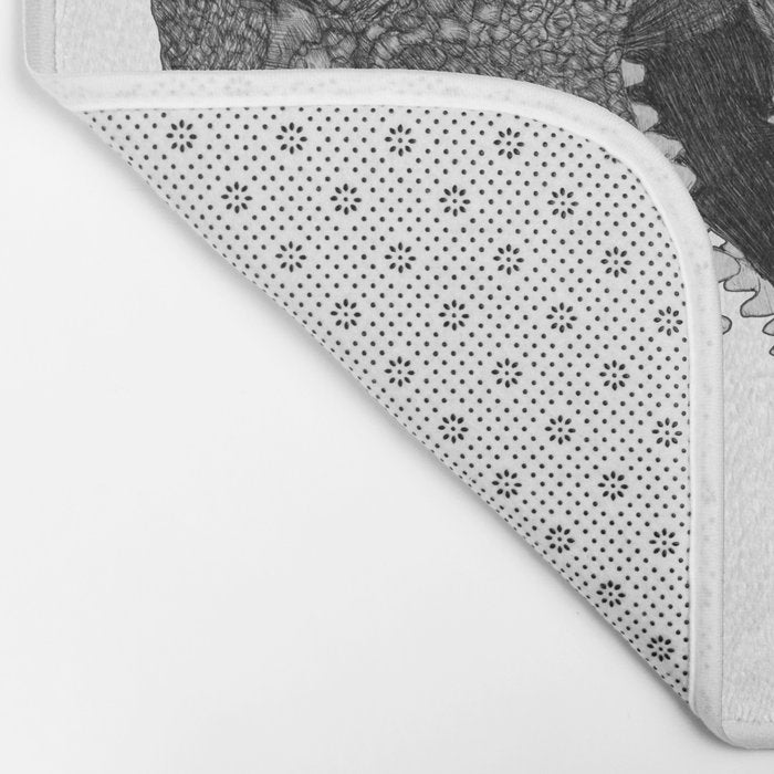 Dino Love Bath Mat Gallery Image 2