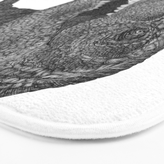 Dino Love Bath Mat Gallery Image 3