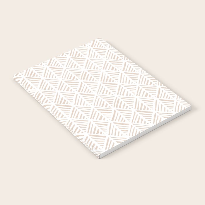 Abstract Leaf Pattern in Tan Notebook Gallery Image 2