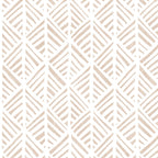 Abstract Leaf Pattern in Tan Coffee Mug Gallery Image 2