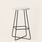 Abstract Leaf Pattern in Tan Stool Gallery Image 1