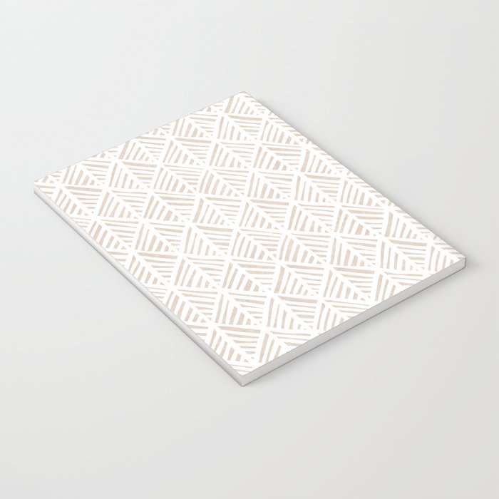 Abstract Leaf Pattern in Tan Notebook Gallery Image 3