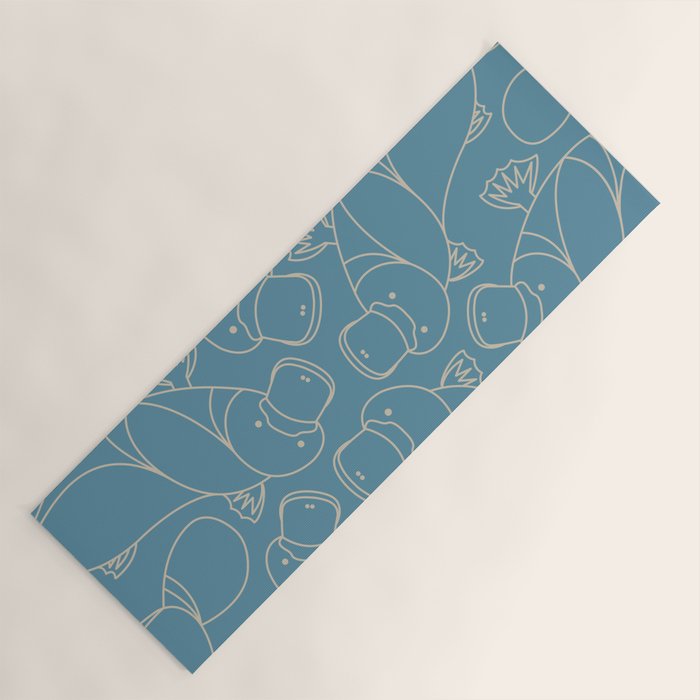 Minimalist Platypus Yoga Mat Gallery Image 1