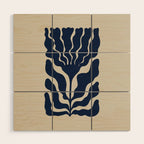 Day Bloom - Blue Wood Wall Art Gallery Image 1