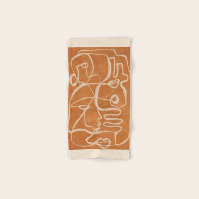 Abstract line art 205 Bath Towel Gallery Image 1