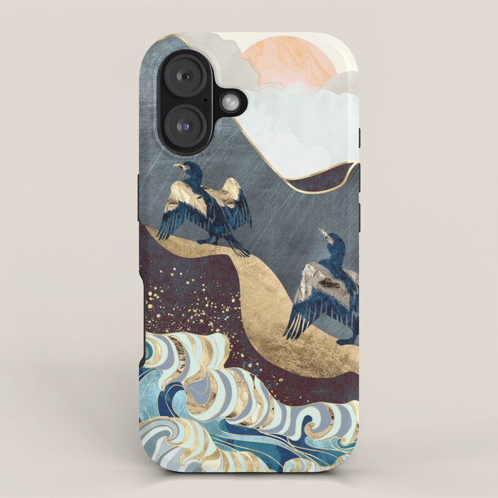 Metallic Waves iPhone Case Gallery Image 1