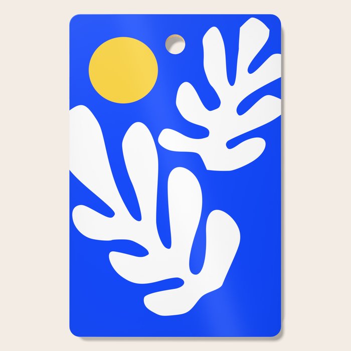 Henri Matisse - Leaves - Deep Blue Cutting Board Gallery Image 1