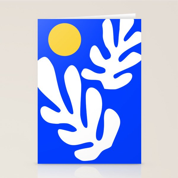 Henri Matisse - Leaves - Deep Blue Stationery Card Gallery Image 2