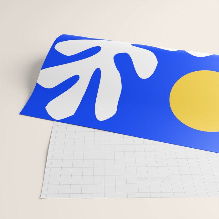 Henri Matisse - Leaves - Deep Blue Wrapping Paper Gallery Image 2