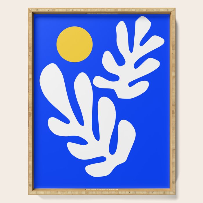 Henri Matisse - Leaves - Deep Blue Serving Tray Gallery Image 1