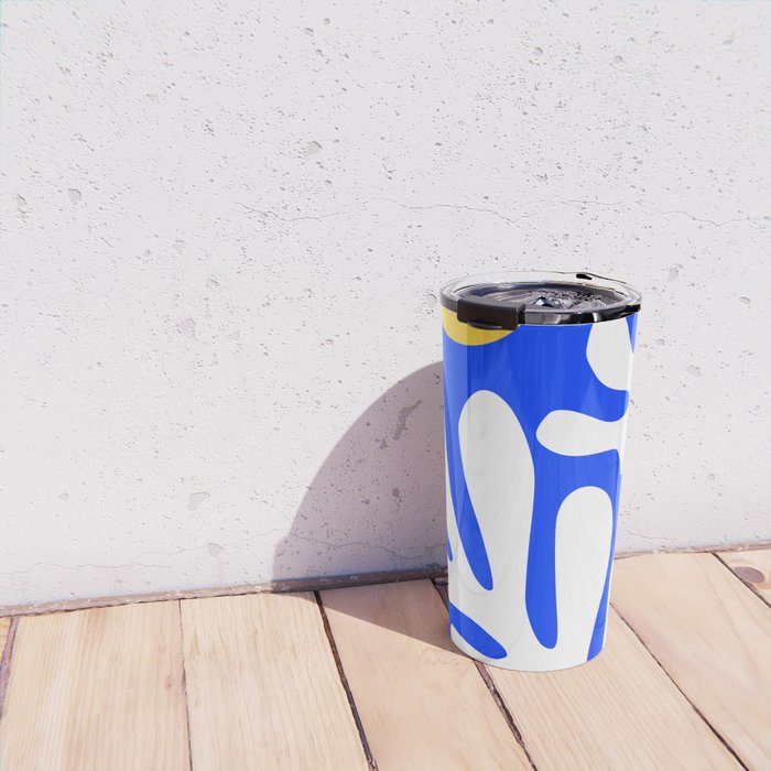 Henri Matisse - Leaves - Deep Blue Travel Mug Gallery Image 4