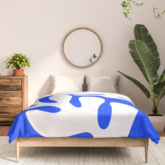 Henri Matisse - Leaves - Deep Blue Comforter Gallery Image 3