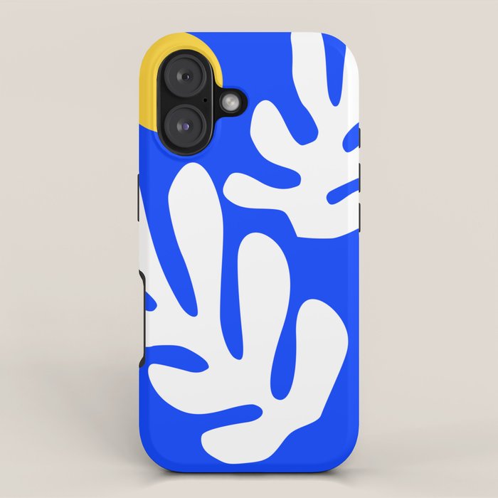 Henri Matisse - Leaves - Deep Blue iPhone Case Gallery Image 1