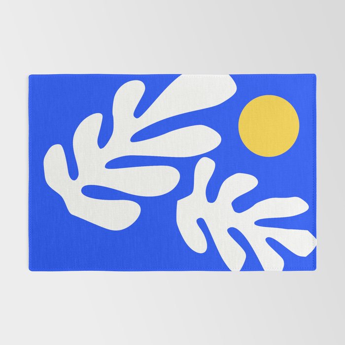 Henri Matisse - Leaves - Deep Blue Rug Gallery Image 2