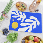 Henri Matisse - Leaves - Deep Blue Cutting Board Gallery Image 2