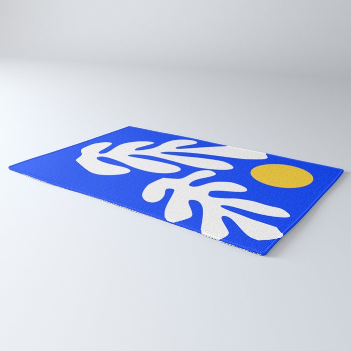 Henri Matisse - Leaves - Deep Blue Rug Gallery Image 3