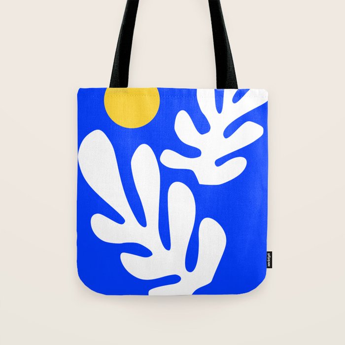 Henri Matisse - Leaves - Deep Blue Tote Bag Gallery Image 1