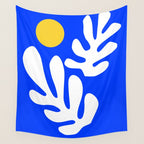 Henri Matisse - Leaves - Deep Blue Wall Tapestry Gallery Image 4