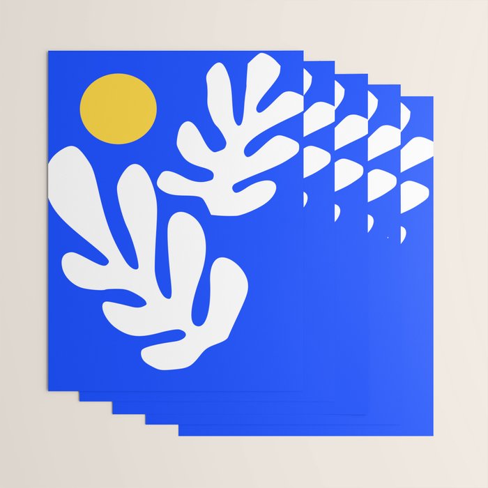 Henri Matisse - Leaves - Deep Blue Wrapping Paper Gallery Image 3