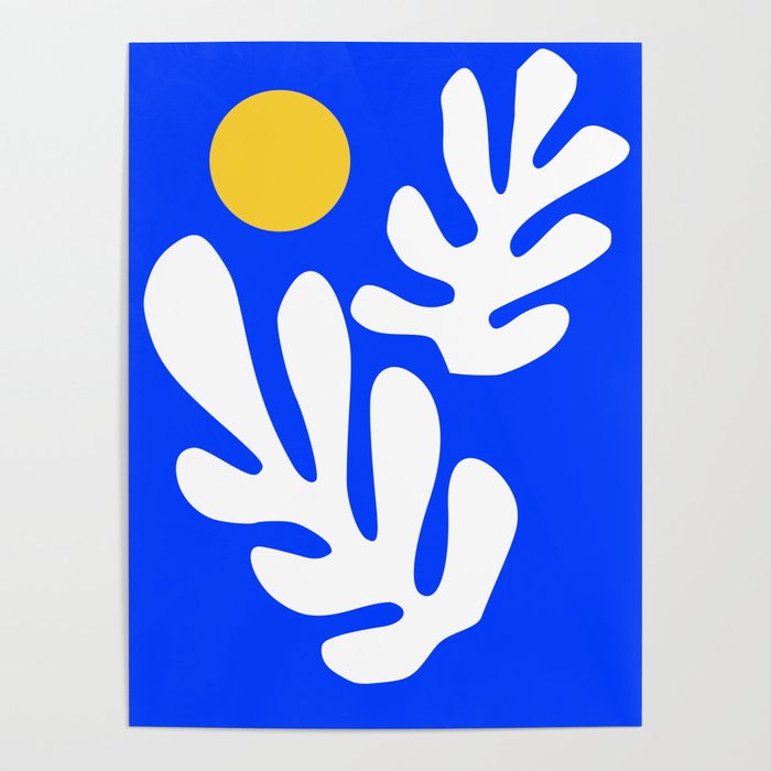 Henri Matisse - Leaves - Deep Blue Poster Gallery Image 4