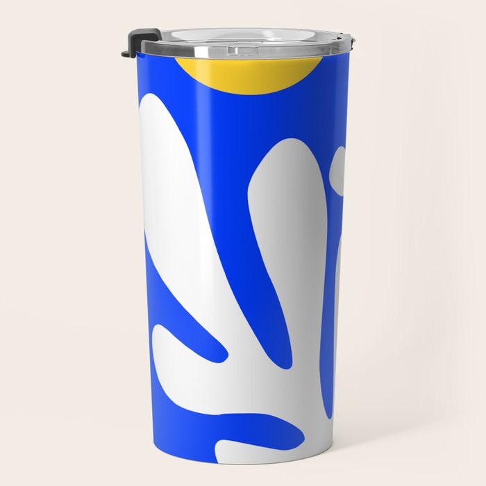 Henri Matisse - Leaves - Deep Blue Travel Mug Gallery Image 3