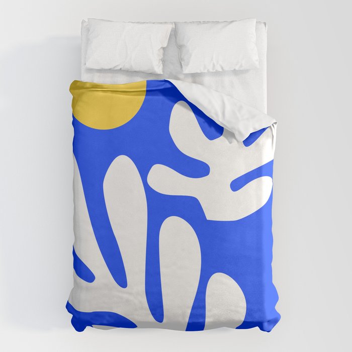Henri Matisse - Leaves - Deep Blue Duvet Cover Gallery Image 1