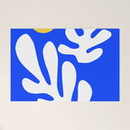 Henri Matisse - Leaves - Deep Blue Welcome Mat Gallery Image 1