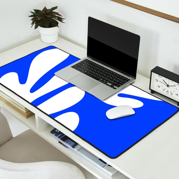 Henri Matisse - Leaves - Deep Blue Desk Mat Gallery Image 2