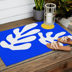 Henri Matisse - Leaves - Deep Blue Outdoor Rug Gallery Image 2