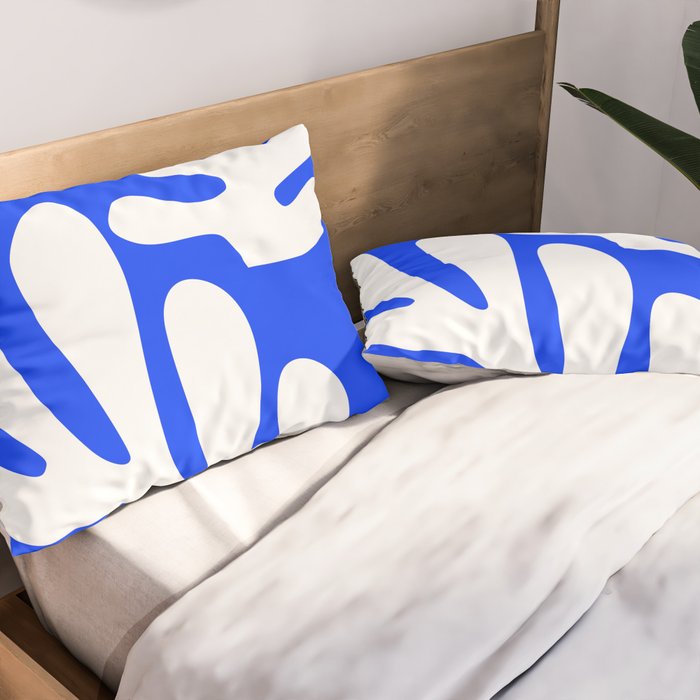 Henri Matisse - Leaves - Deep Blue Pillow Sham Gallery Image 2