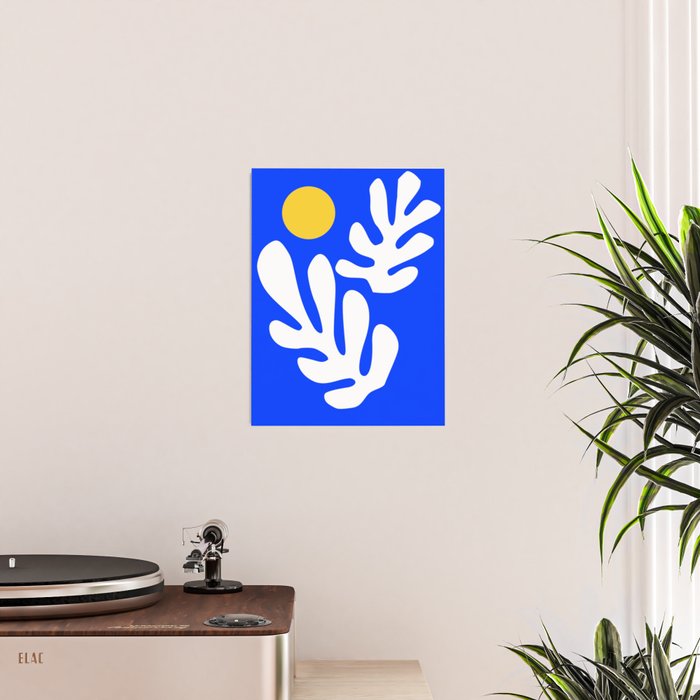 Henri Matisse - Leaves - Deep Blue Poster Gallery Image 2