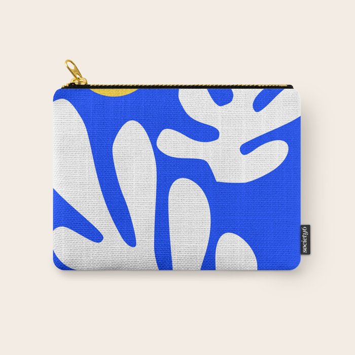 Henri Matisse - Leaves - Deep Blue Carry All Pouch Gallery Image 1