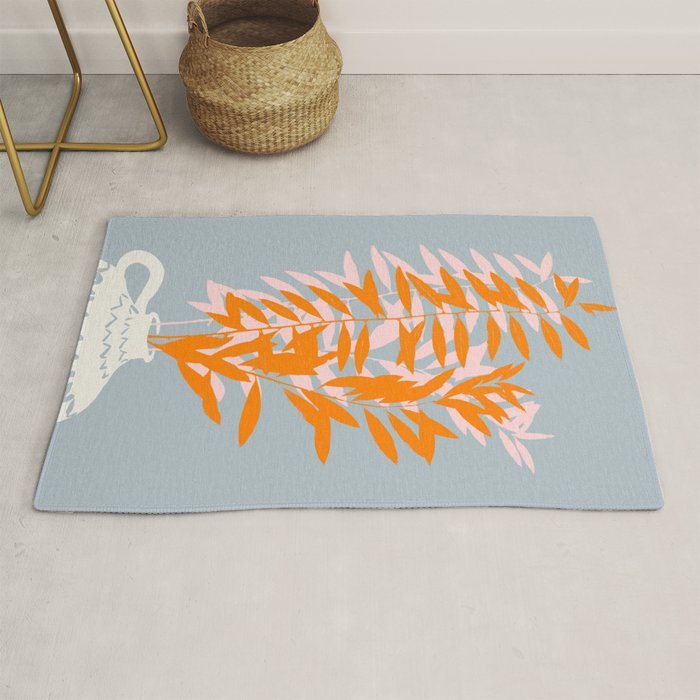 Botanical dopamine twigs Rug Gallery Image 1