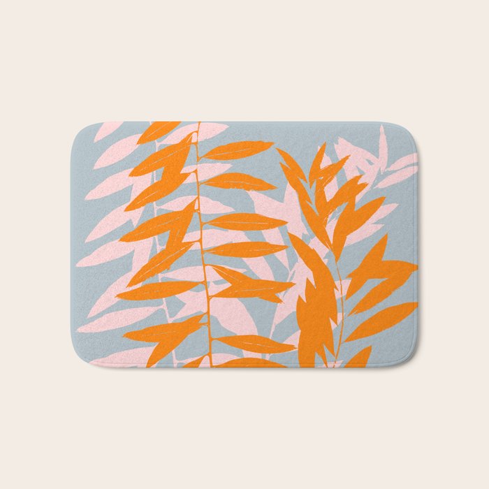 Botanical dopamine twigs Bath Mat Gallery Image 1