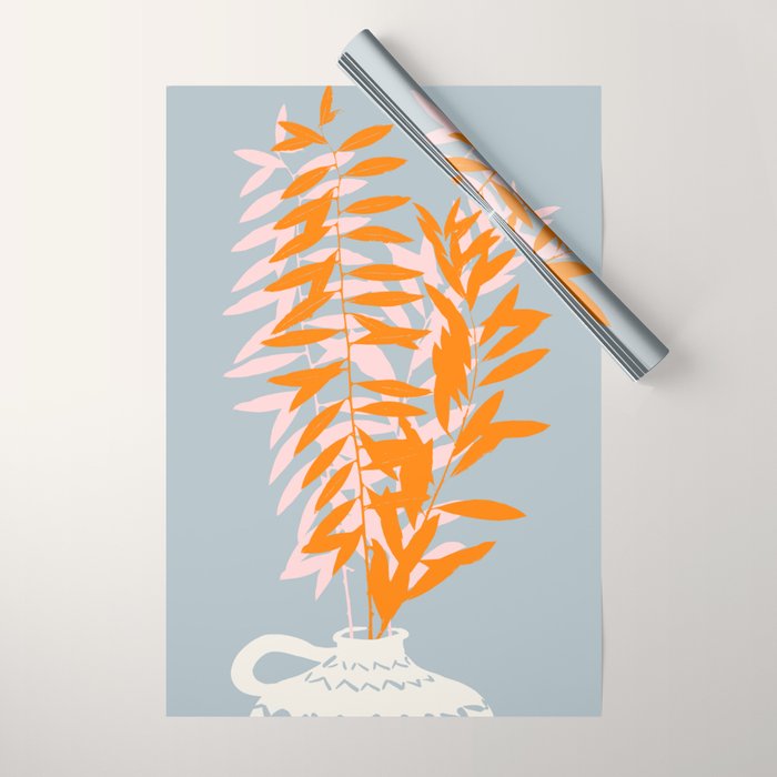 Botanical dopamine twigs Wrapping Paper Gallery Image 1