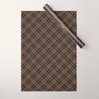 brune tartan Wrapping Paper Gallery Image 1
