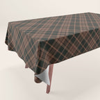 brune tartan Tablecloth Gallery Image 1