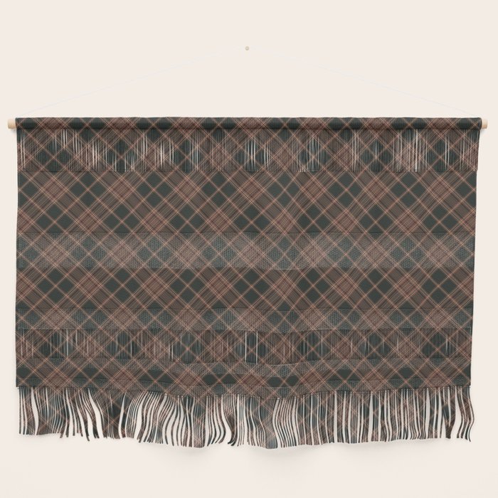 brune tartan Wall Hanging Gallery Image 1