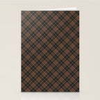 brune tartan Stationery Card Gallery Image 2