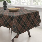 brune tartan Tablecloth Gallery Image 3