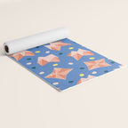 Origami Fortune Teller in Lavender & Pastel Pink Yoga Mat Gallery Image 2