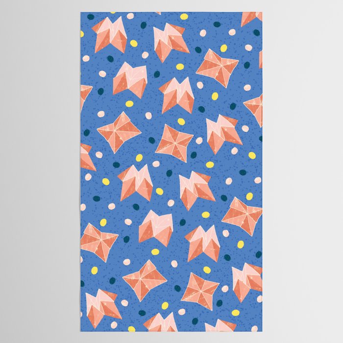 Origami Fortune Teller in Lavender & Pastel Pink Tablecloth Gallery Image 2