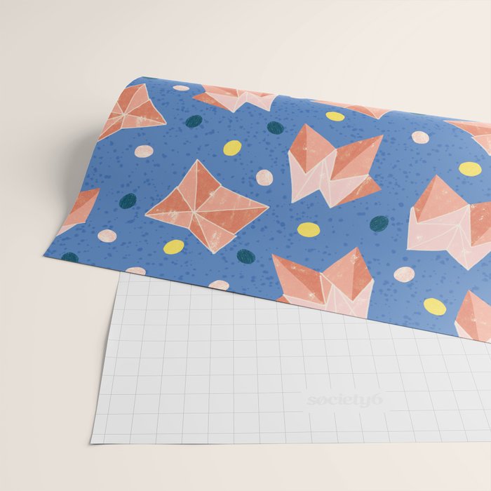 Origami Fortune Teller in Lavender & Pastel Pink Wrapping Paper Gallery Image 2