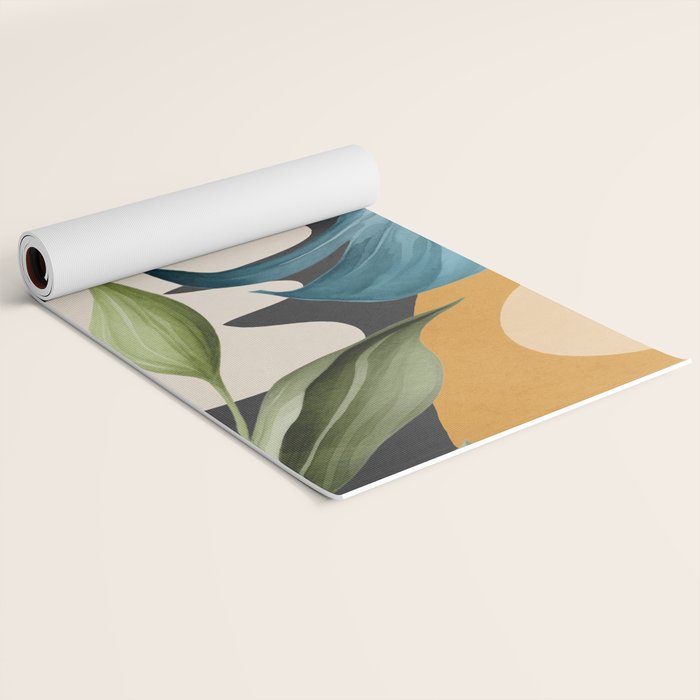 Abstract Tropical Art 19 Yoga Mat Gallery Image 2