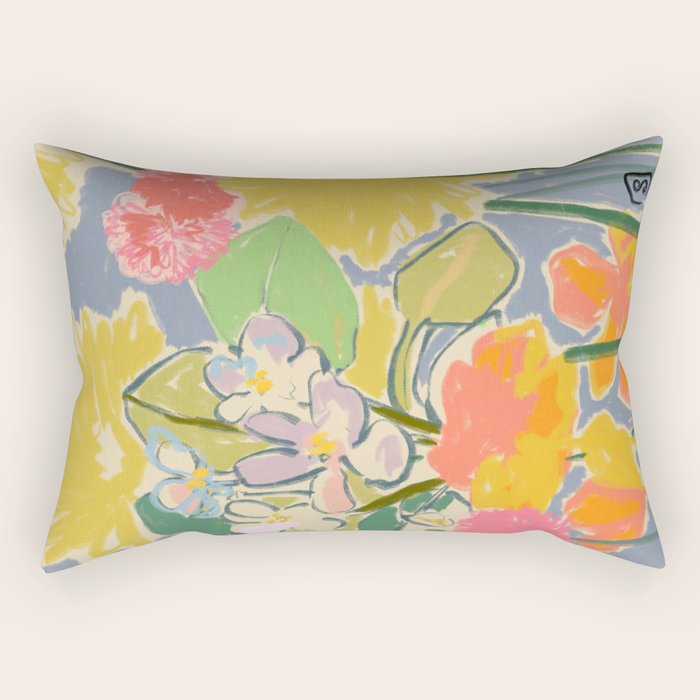 MORNING GARDEN Rectangular Pillow Gallery Image 1