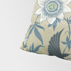 Peacock and Passionflower Pillow Sham Gallery Image 4