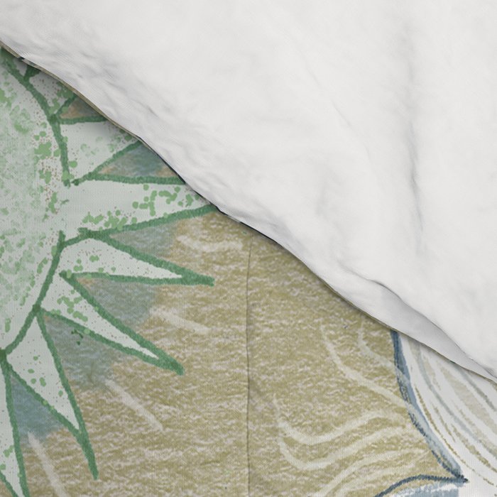 Peacock and Passionflower Comforter Gallery Image 4